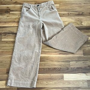 H&M wide leg brown corduroy pants.